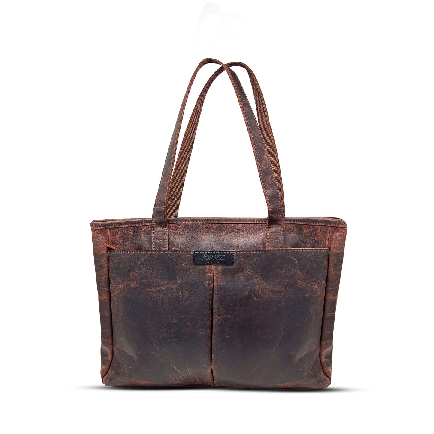 Voyager Leather Laptop Tote Bag