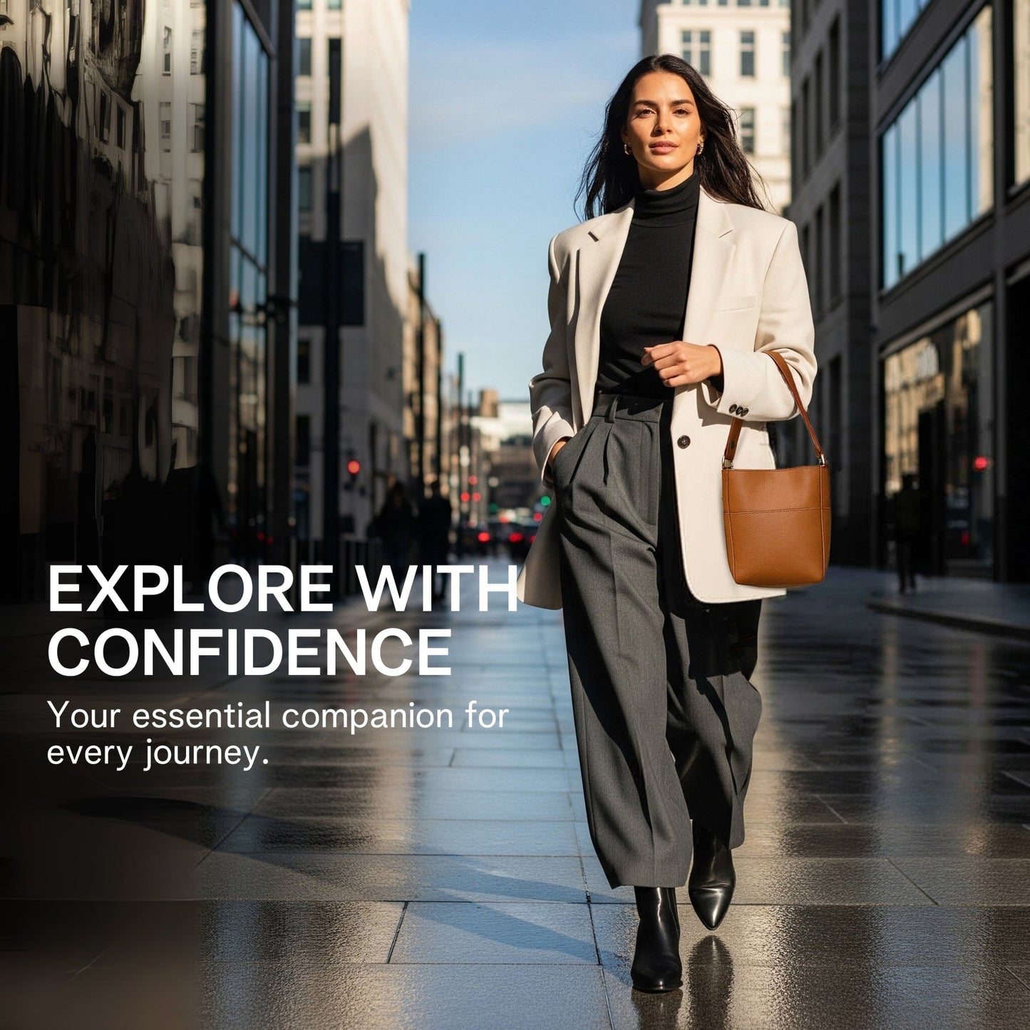 Leather Crossbody Bucket Bags for Women Handbags and Purses - Rofozzi