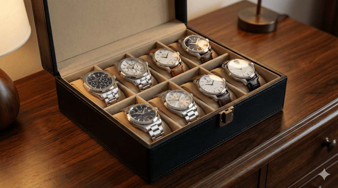 Automatic vs. Quartz: How to Store Your Growing Watch Collection - Rofozzi