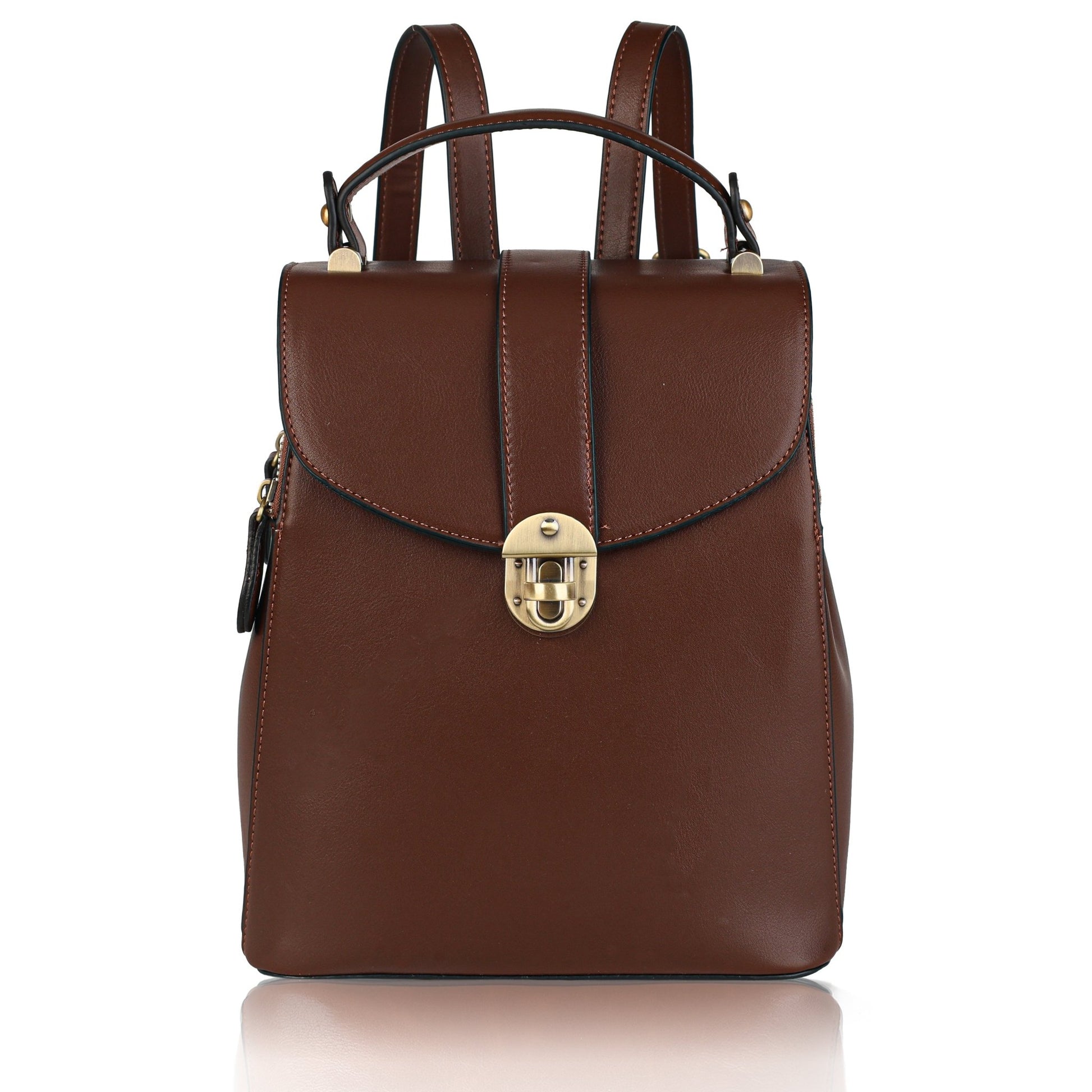Layla Tablet Backpack, Espresso Handbags and Purses - Rofozzi