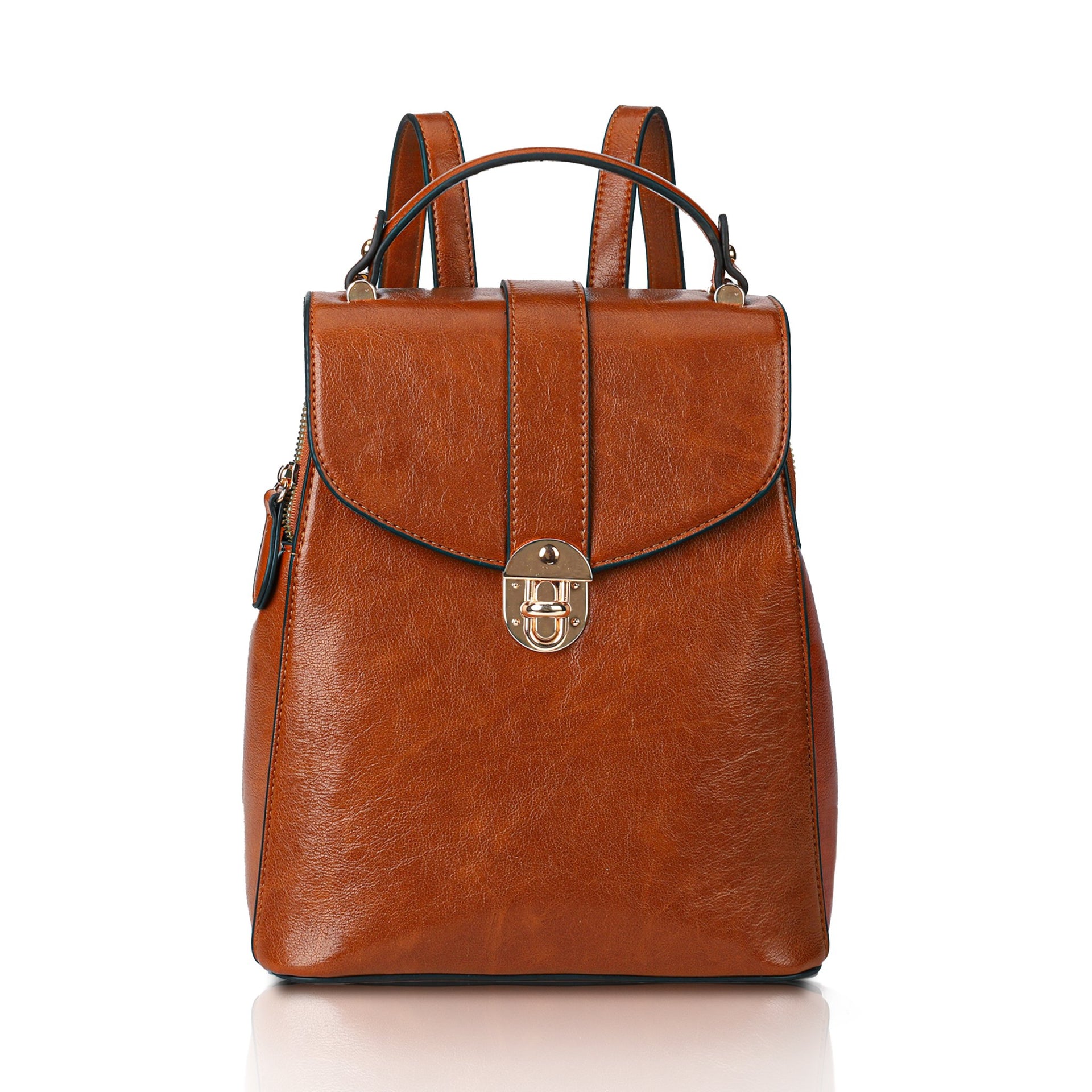 Layla Small Brown Backpack Purse – Rofozzi