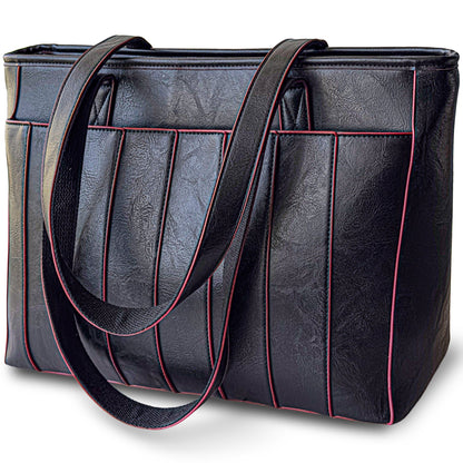 Vegan Leather Laptop Tote Bag for Women – 14 Inch Totes - Rofozzi