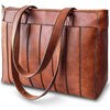Vegan Leather Laptop Tote Bag for Women – 14 Inch
