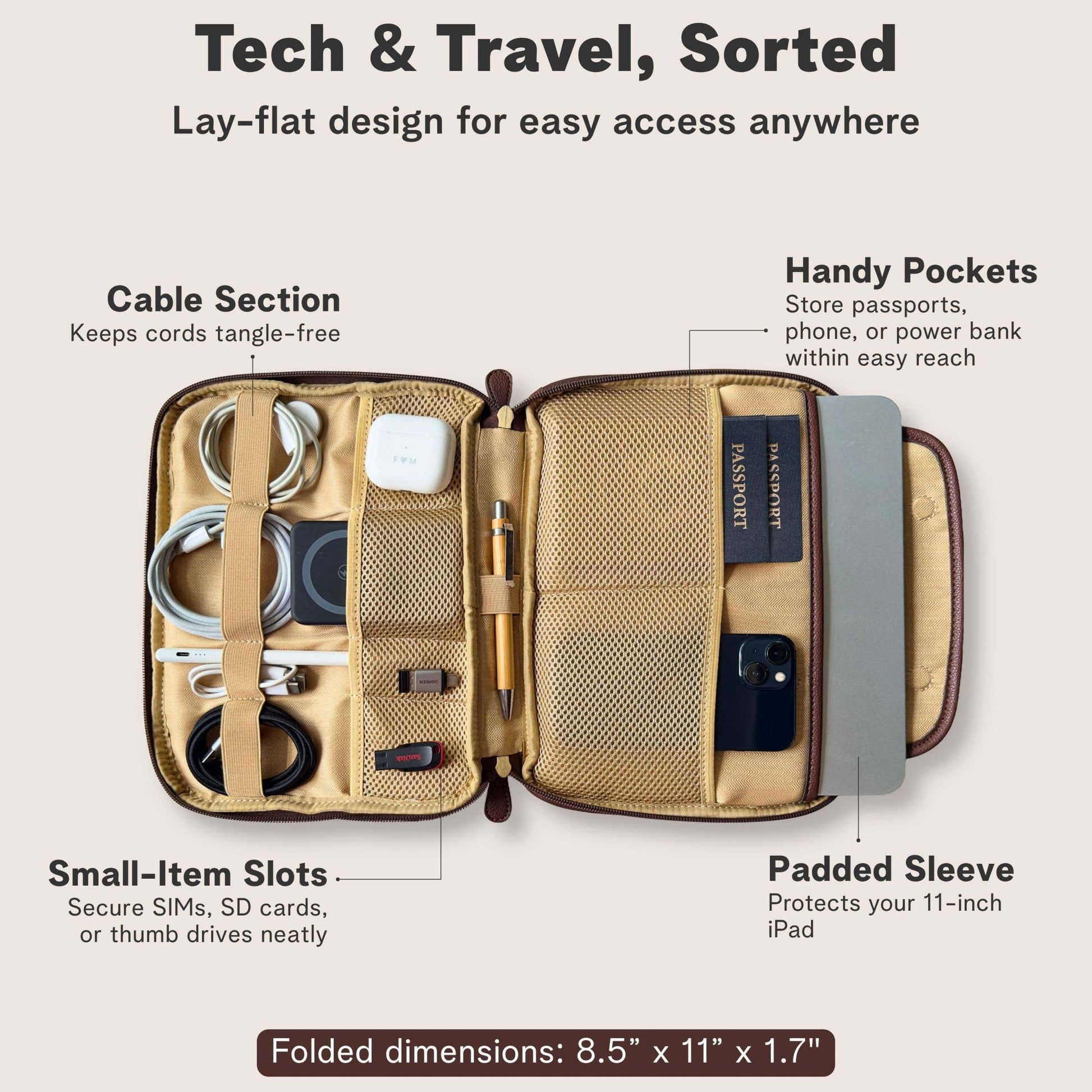 Curator Folio Cable Organizers - Rofozzi