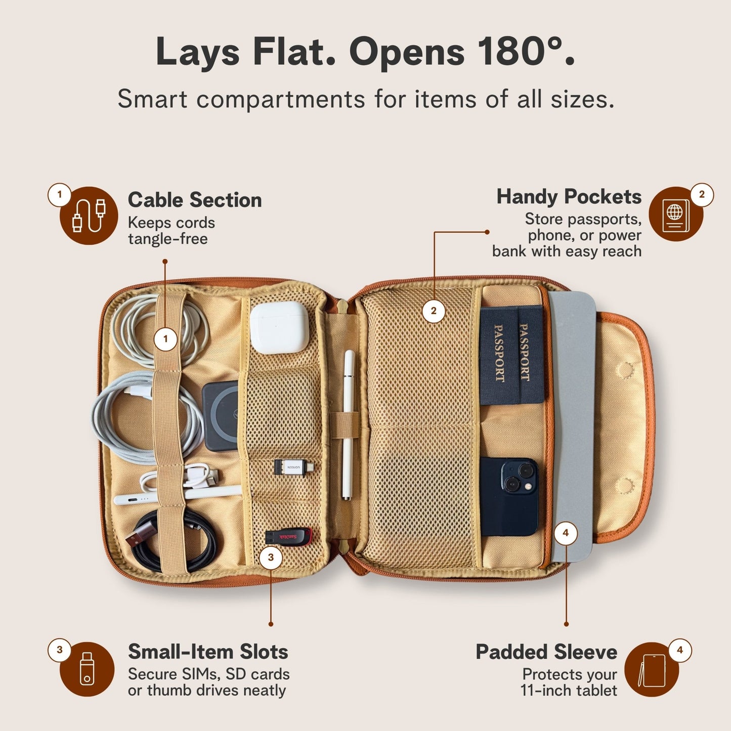 Curator Folio Cable Organizers - Rofozzi