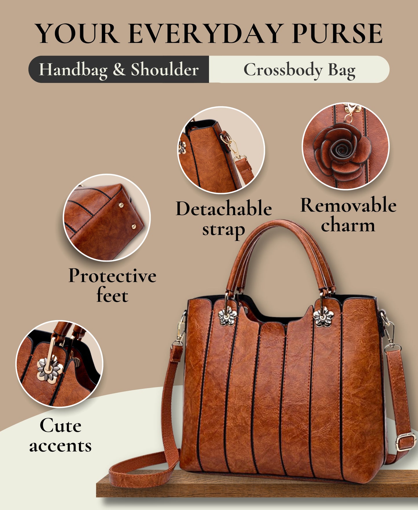 Brown Lane Handbag