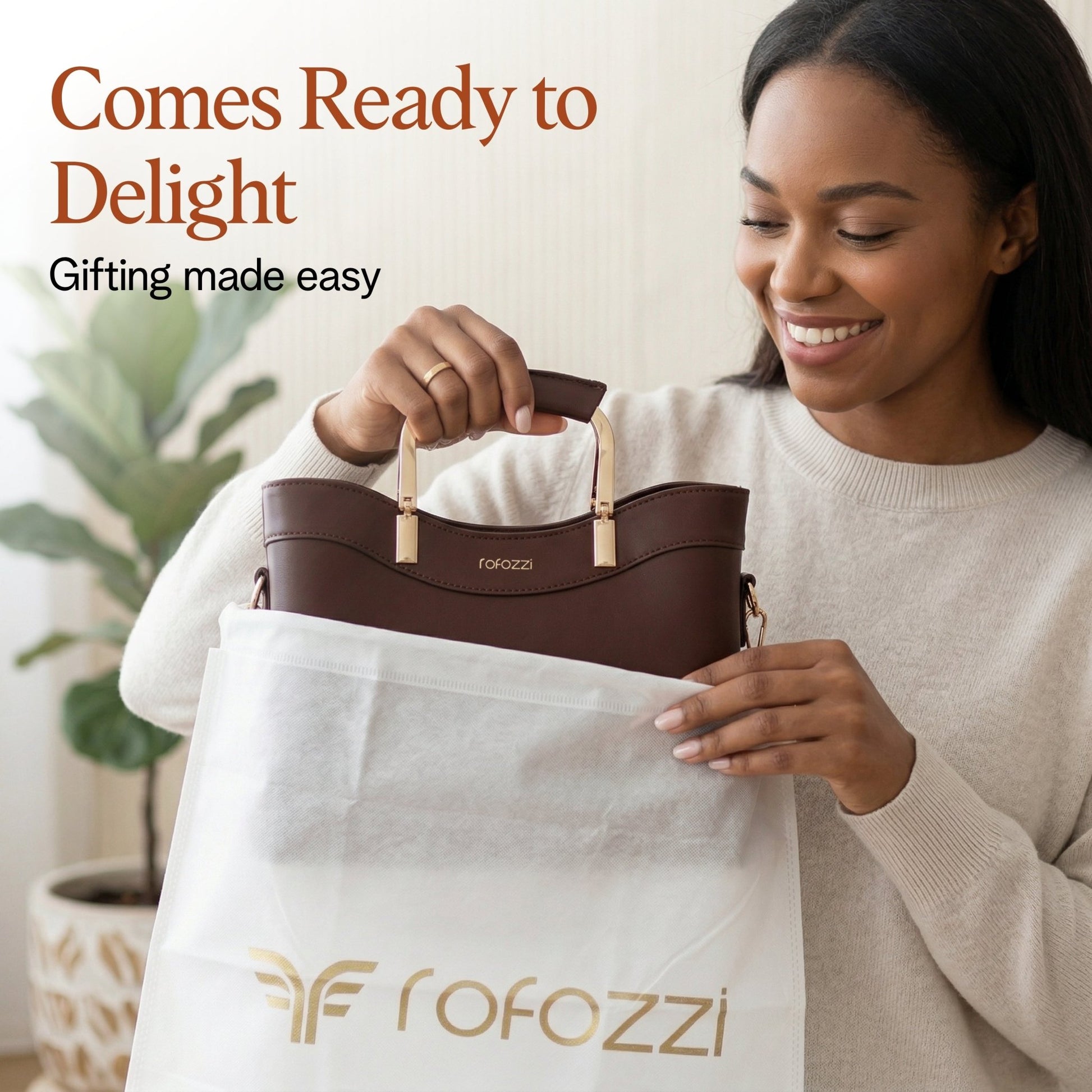 Small Vegan Leather Purses for Women Handbags and Purses - Rofozzi