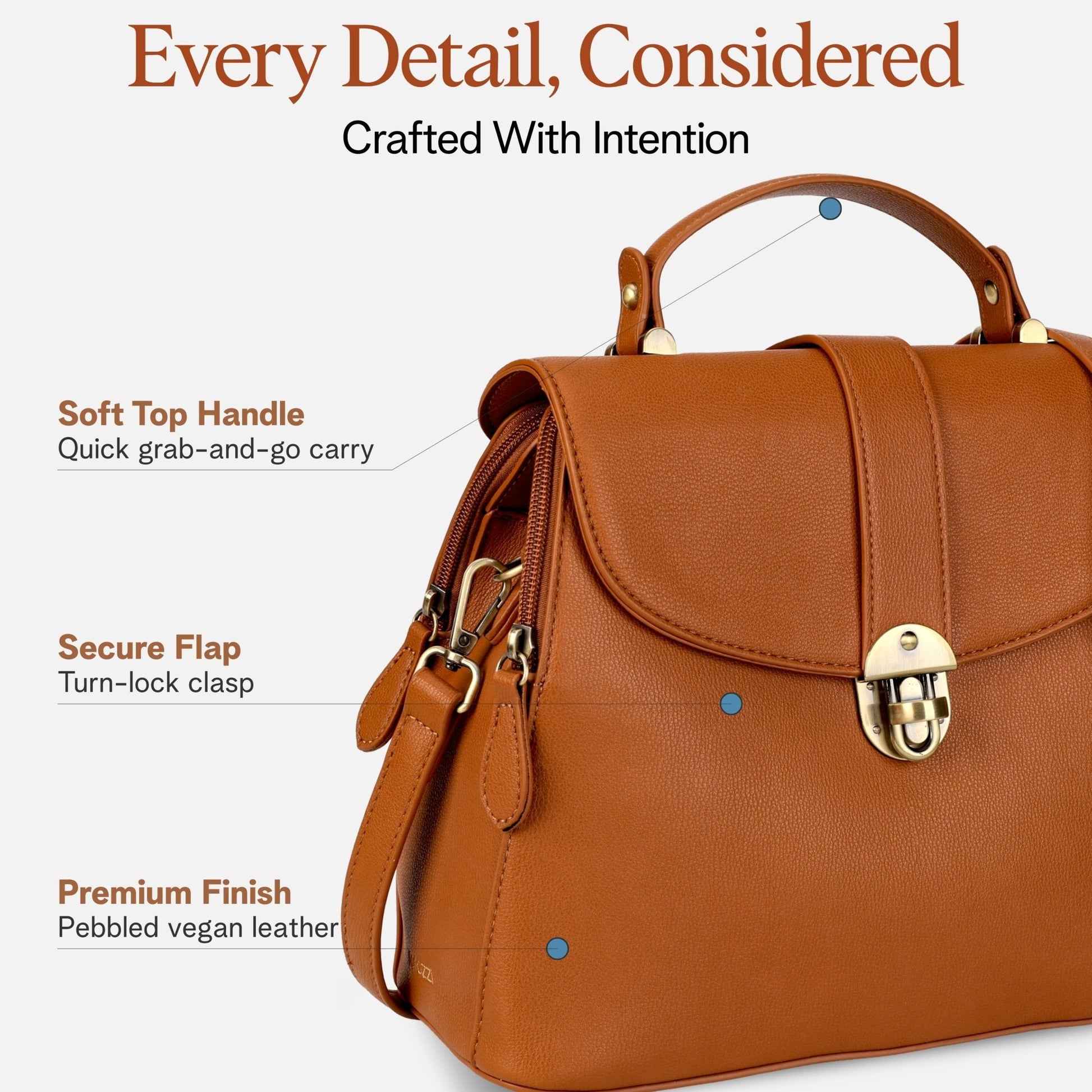 Vegan Leather Purses for Women Handbags and Purses - Rofozzi