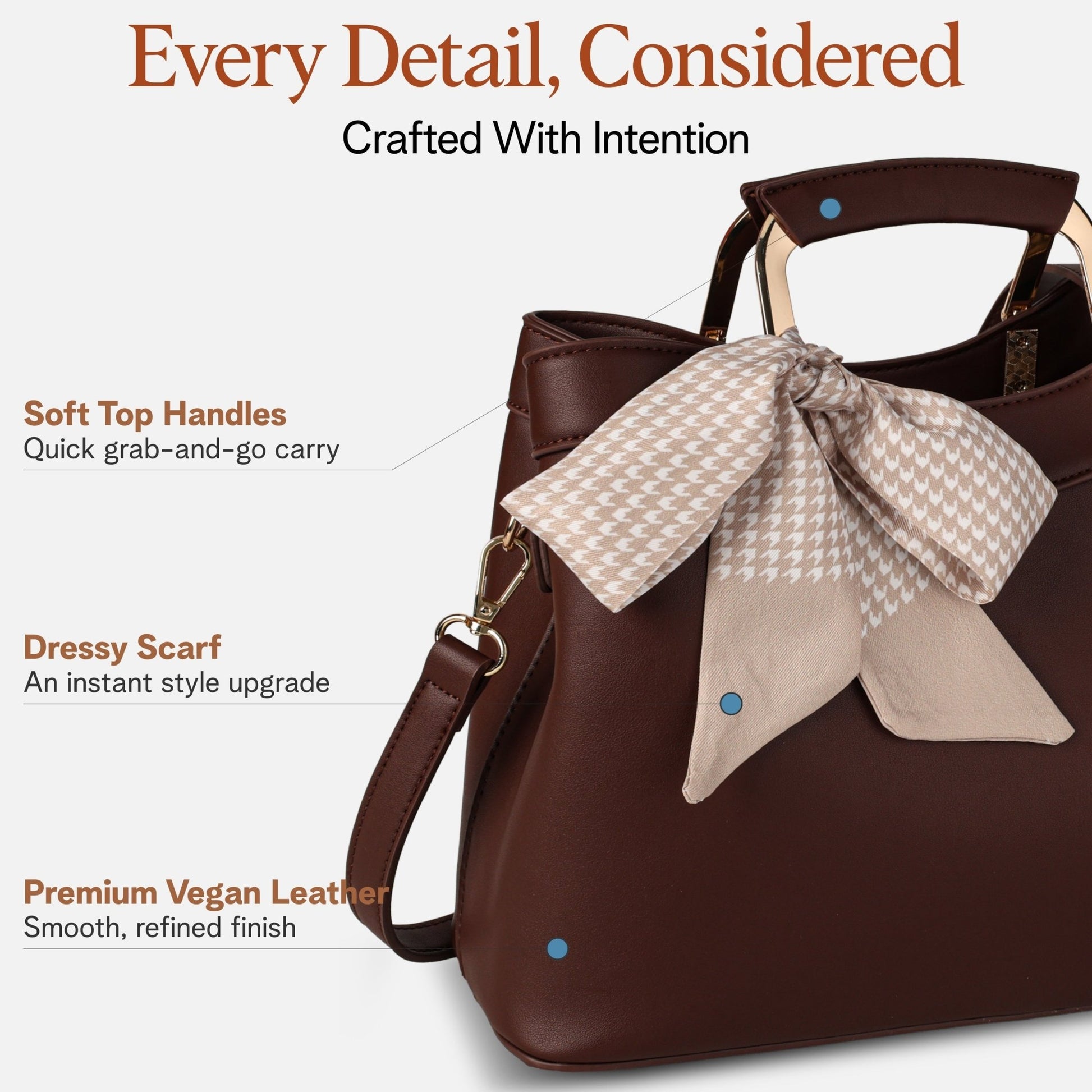 Small Vegan Leather Purses for Women Handbags and Purses - Rofozzi