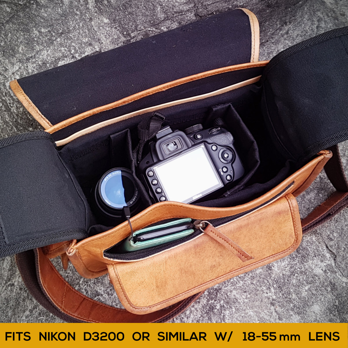 Icon Camera Bag | 2-in-1 DSLR case and handbag | Rofozzi