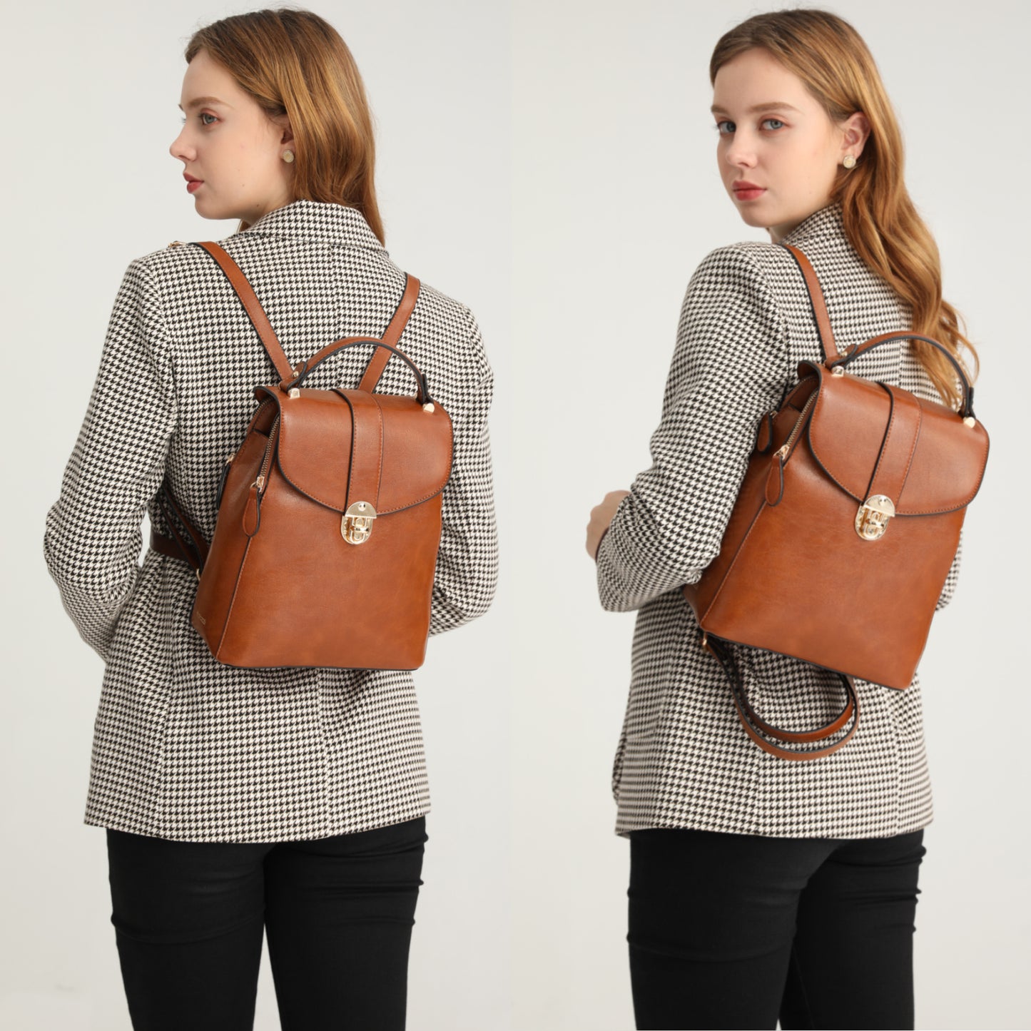 Layla Tablet Backpack, Brown