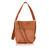 Leather Crossbody Bucket Bags for Women