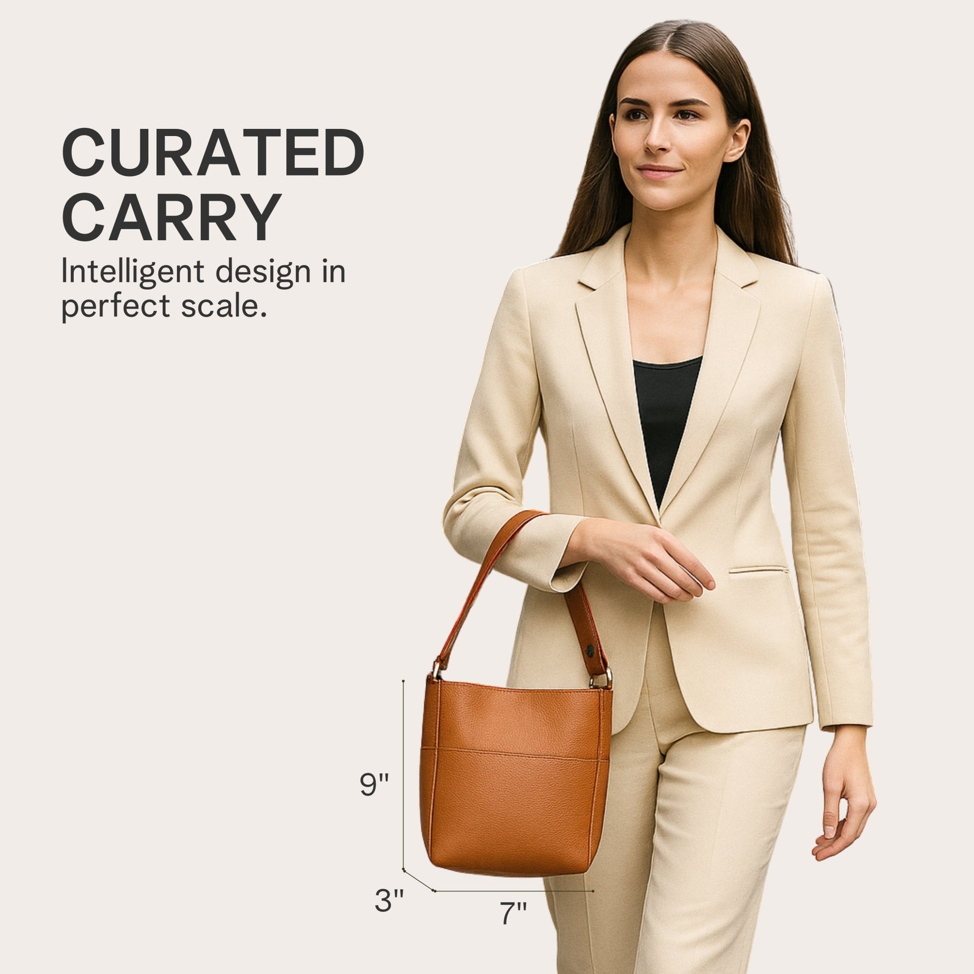 Leather Crossbody Bucket Bags for Women Handbags and Purses - Rofozzi