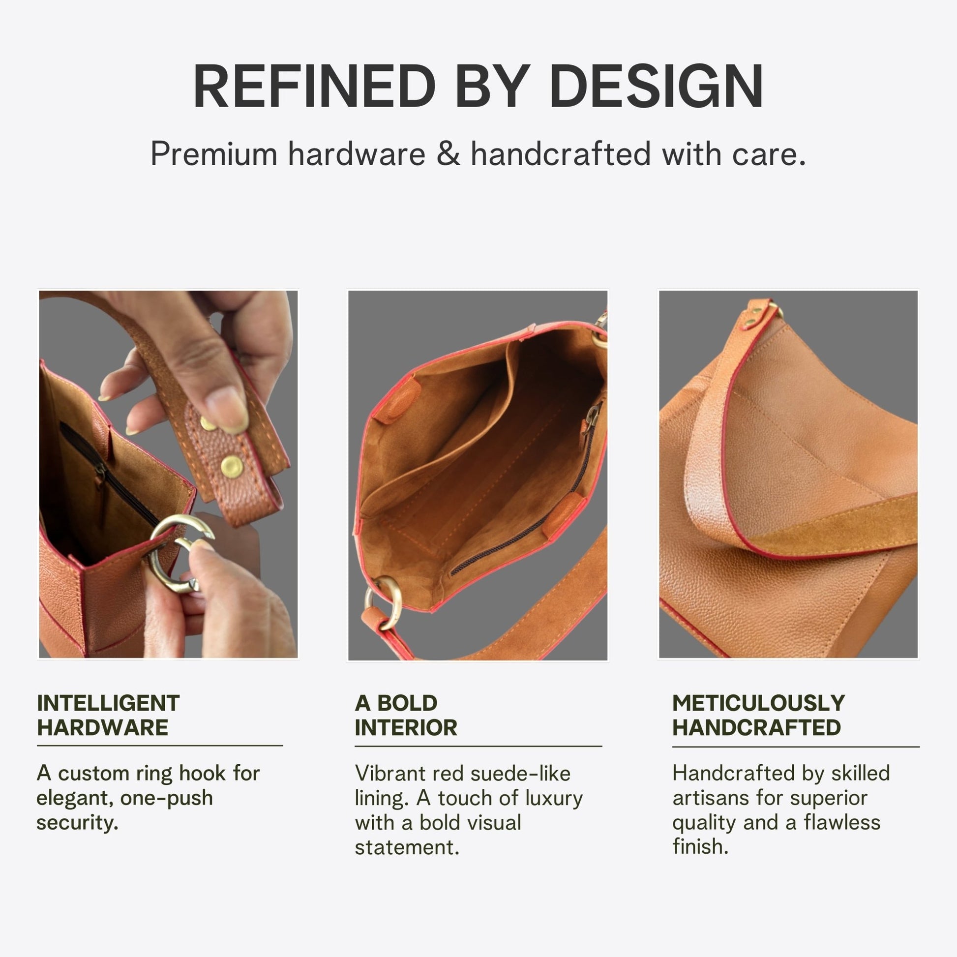 Leather Crossbody Bucket Bags for Women Handbags and Purses - Rofozzi