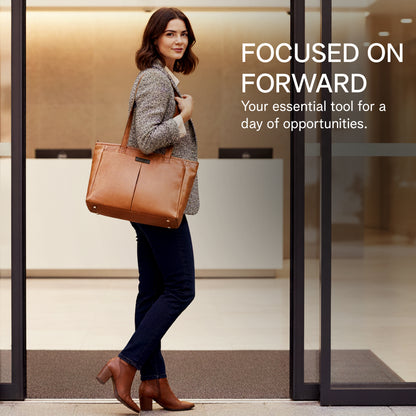 Real Leather Laptop Bag for Women Totes - Rofozzi