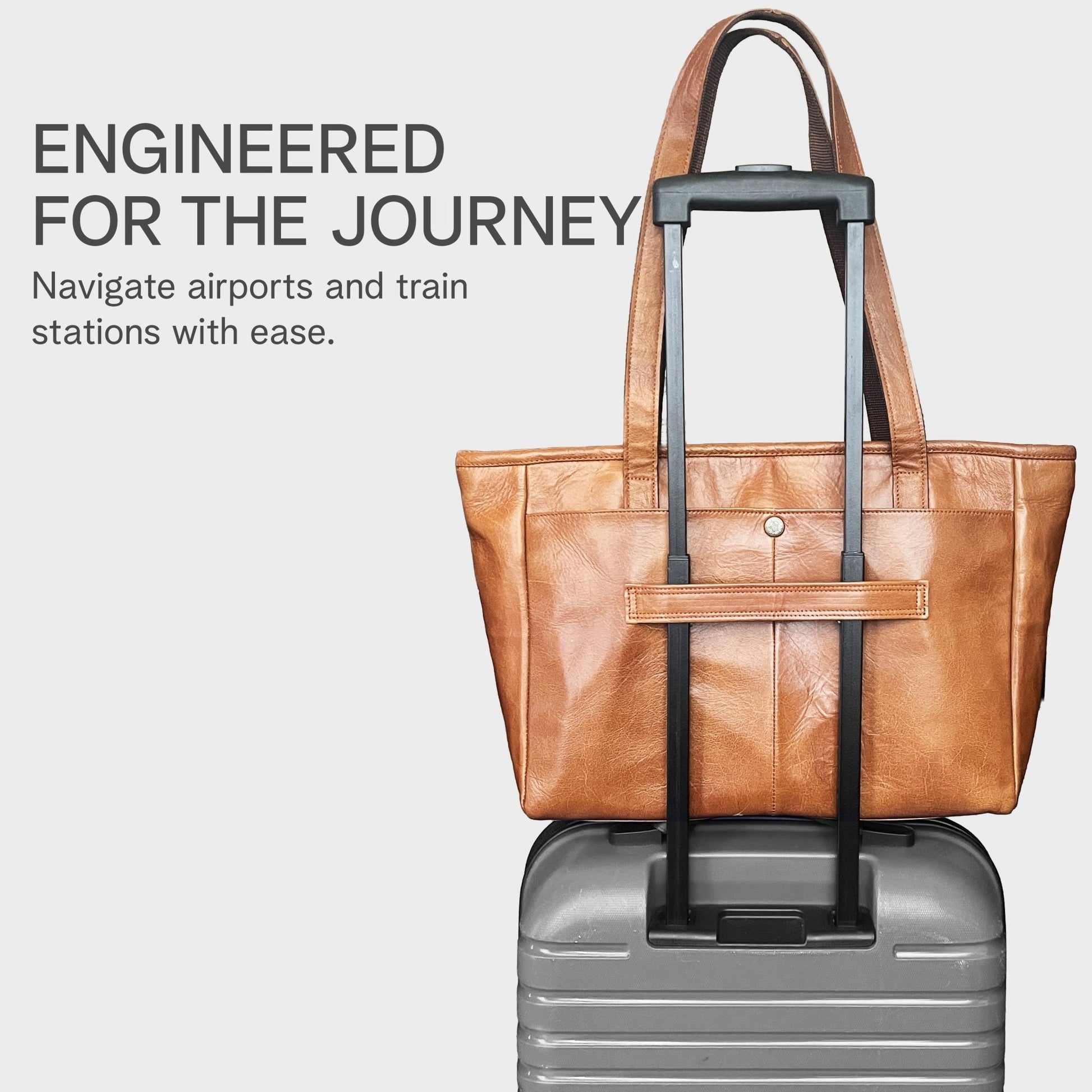Real Leather Laptop Bag for Women Totes - Rofozzi
