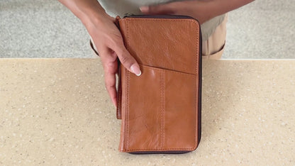 Navigator Leather Passport Holder for Travel