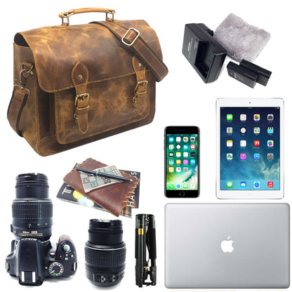 Rover Leather DSLR Camera Bag Camera Bags - Rofozzi