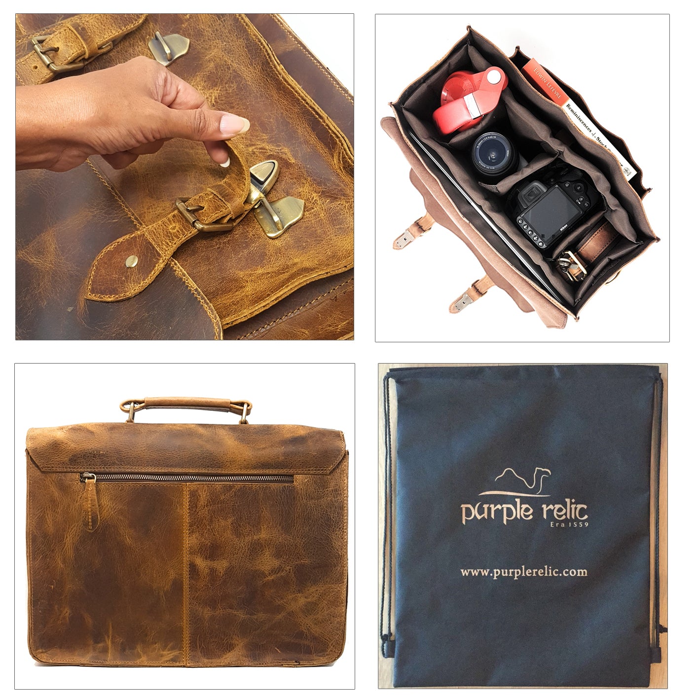 Rover Leather DSLR Camera Bag Camera Bags - Rofozzi