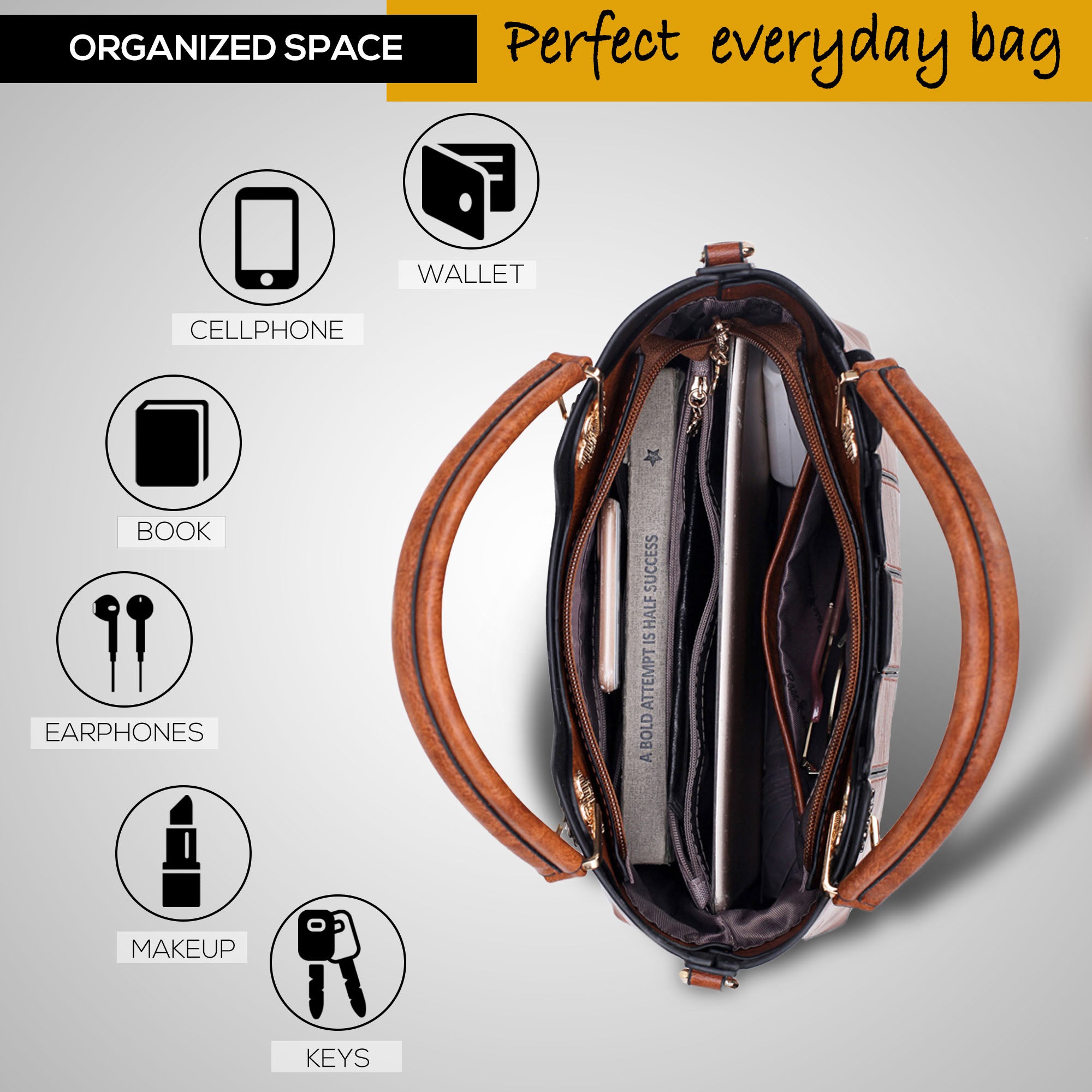 Speedy vegan leather handbag Louis Vuitton Brown in Vegan leather - 37085947