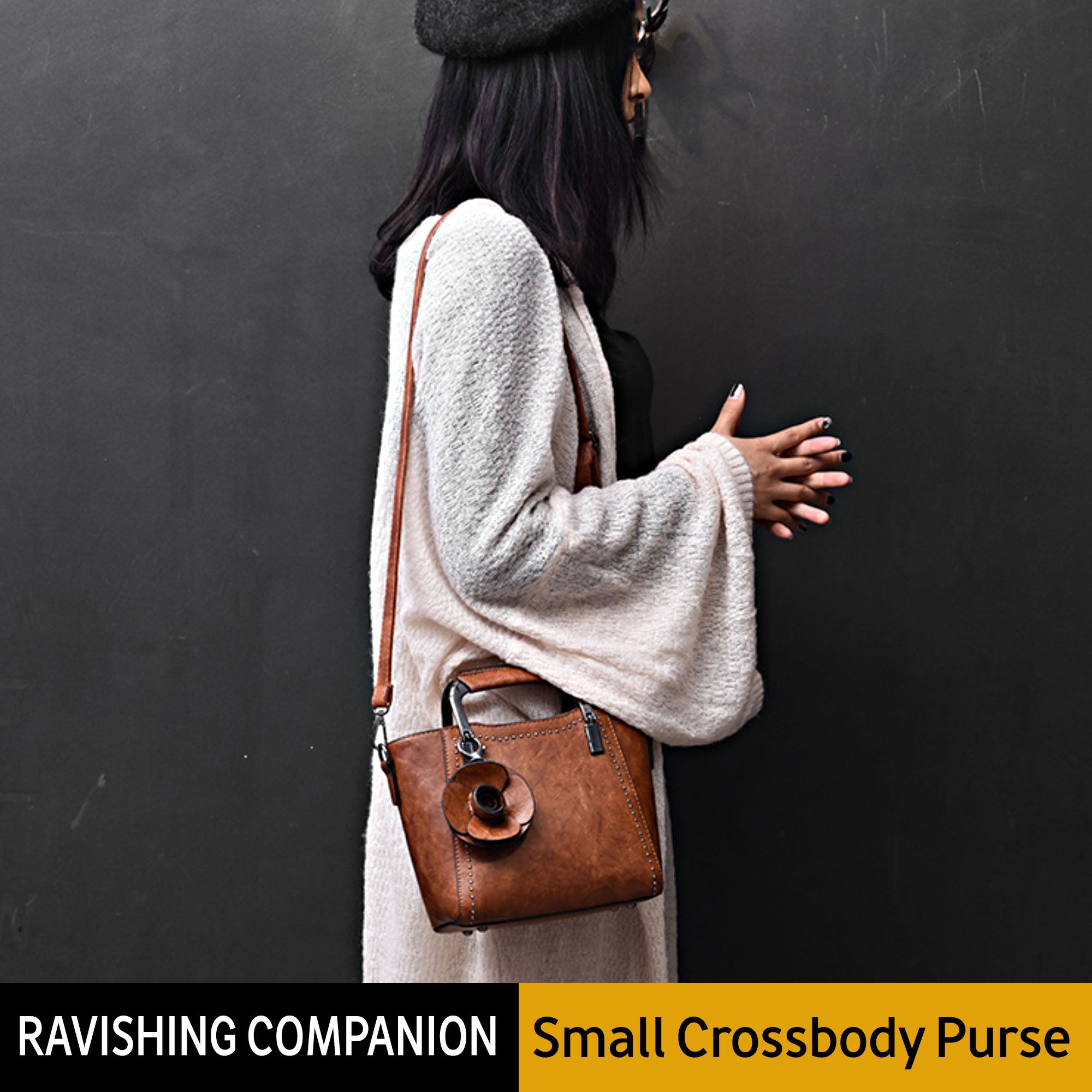 Luxe Mini Crossbody  Chic small women fashion purse with clever space -  Rofozzi