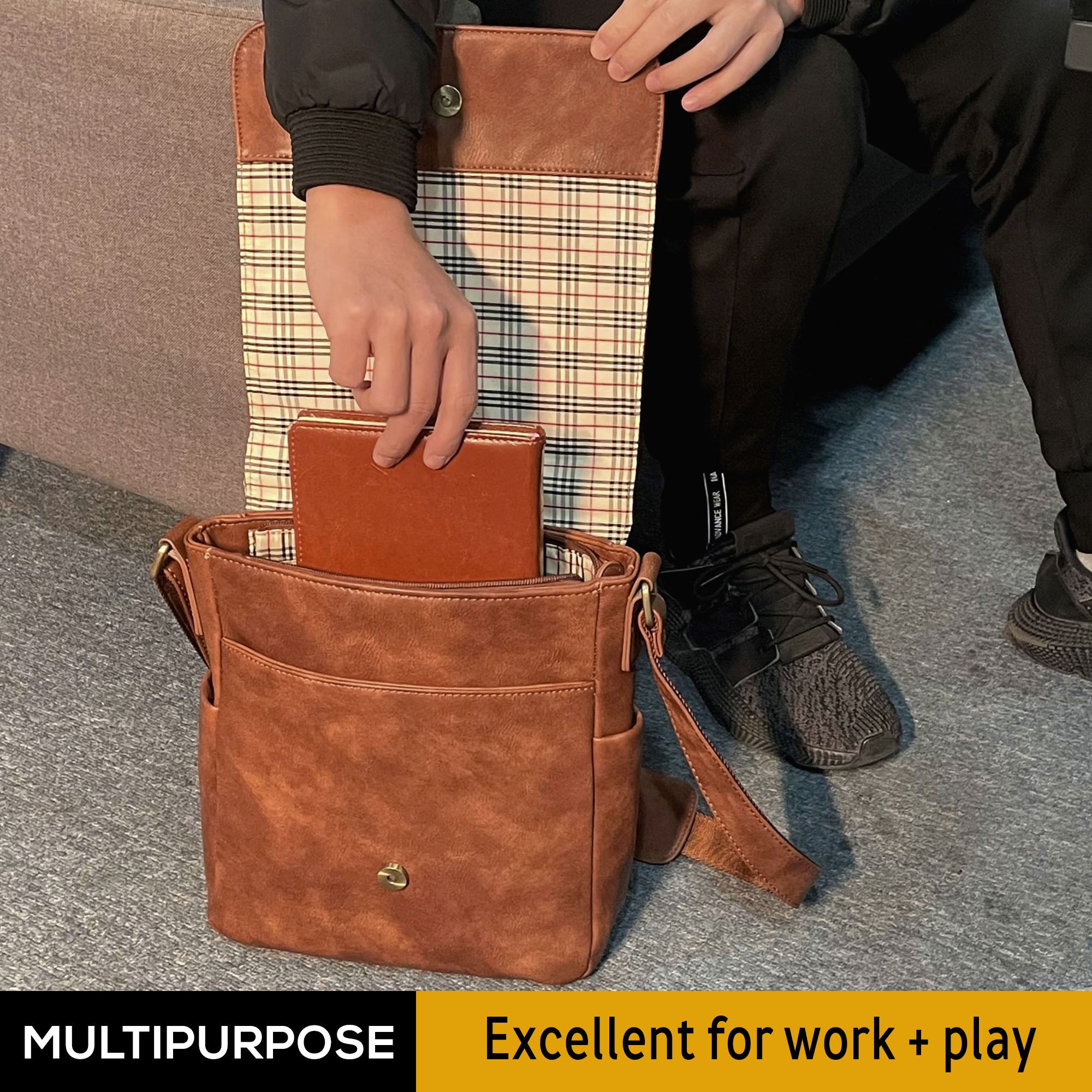 City Messenger | Everyday sling bag fits tablet | Rofozzi